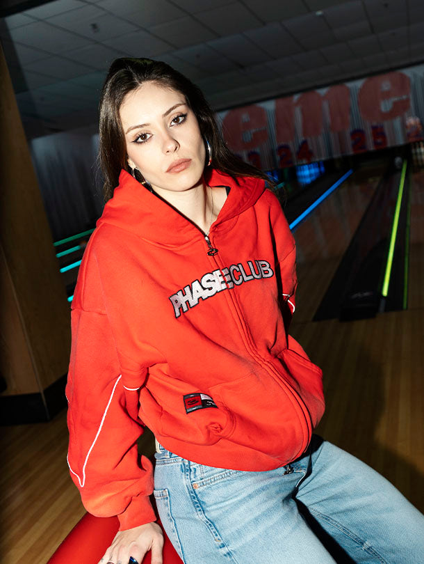 ANXIETY ZIPPER RED