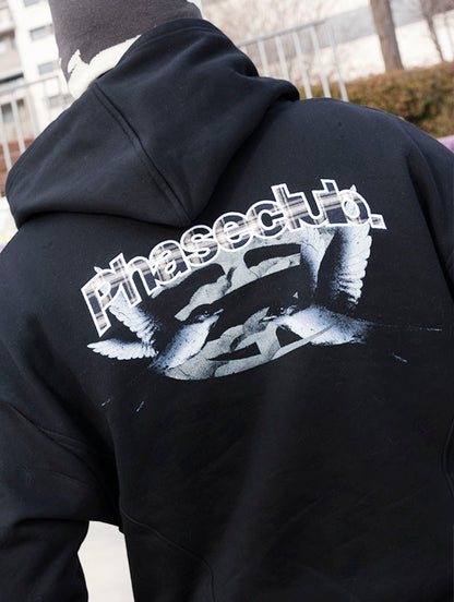 ANXIETY HOODIE BLACK