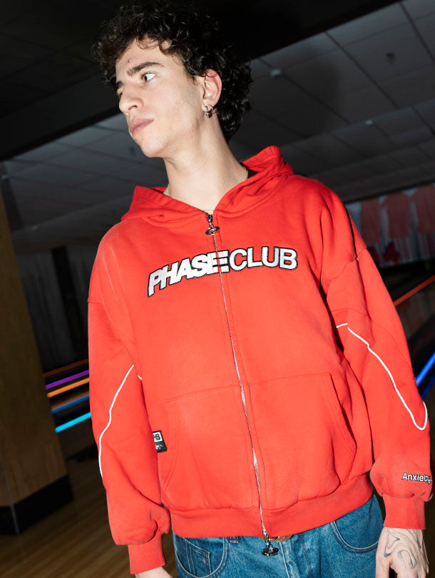 ANXIETY ZIPPER RED