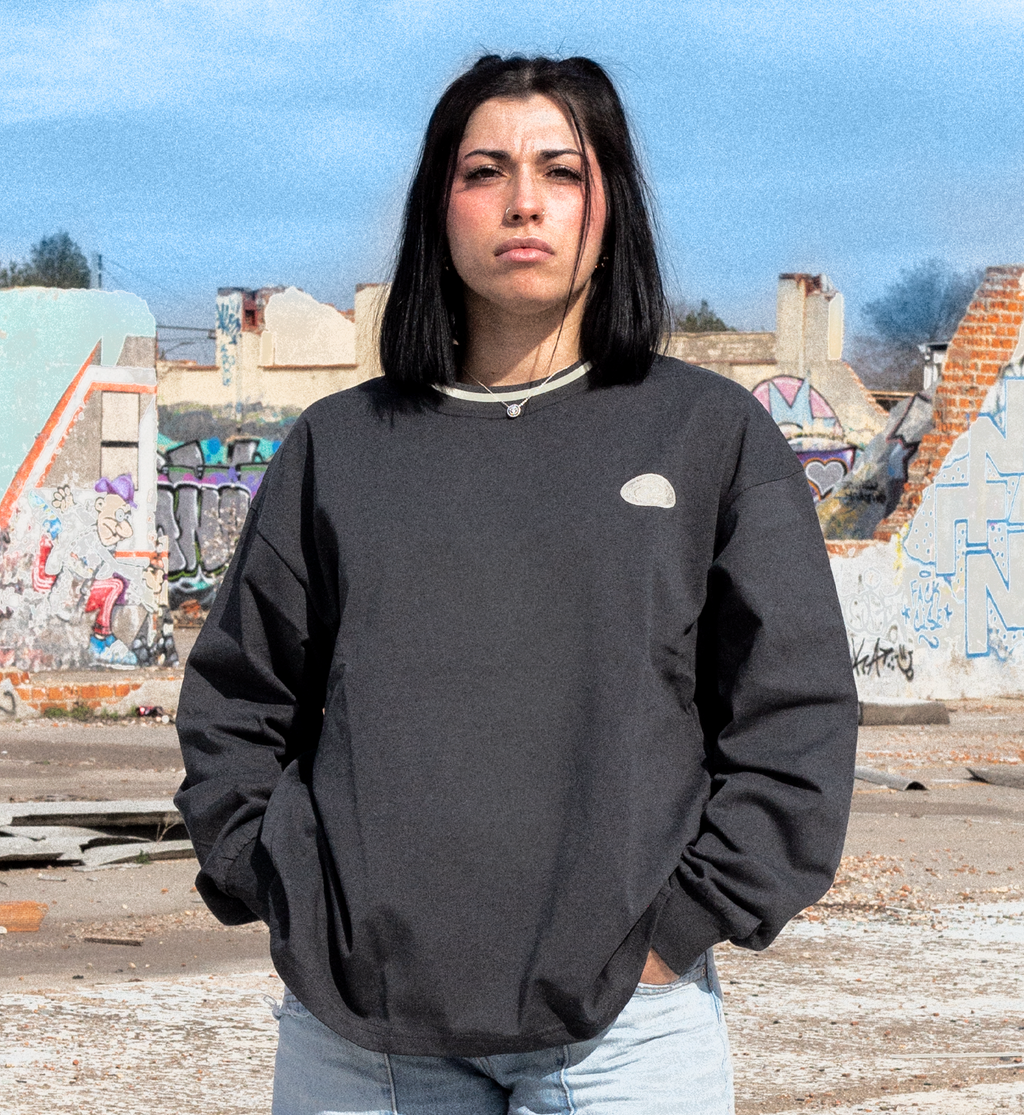 Depressed Long-Sleeve Grey