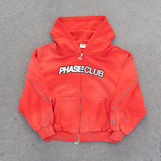 ANXIETY ZIPPER RED